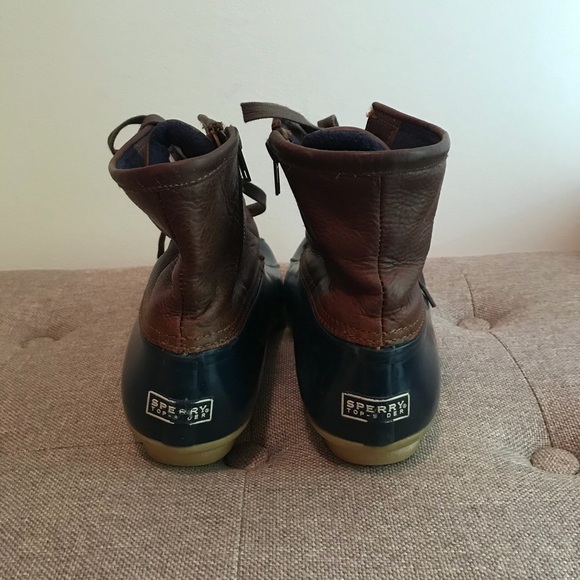 Sperry Top-Sider Saltwater Duck Boot | Blue - Picture 4 of 10